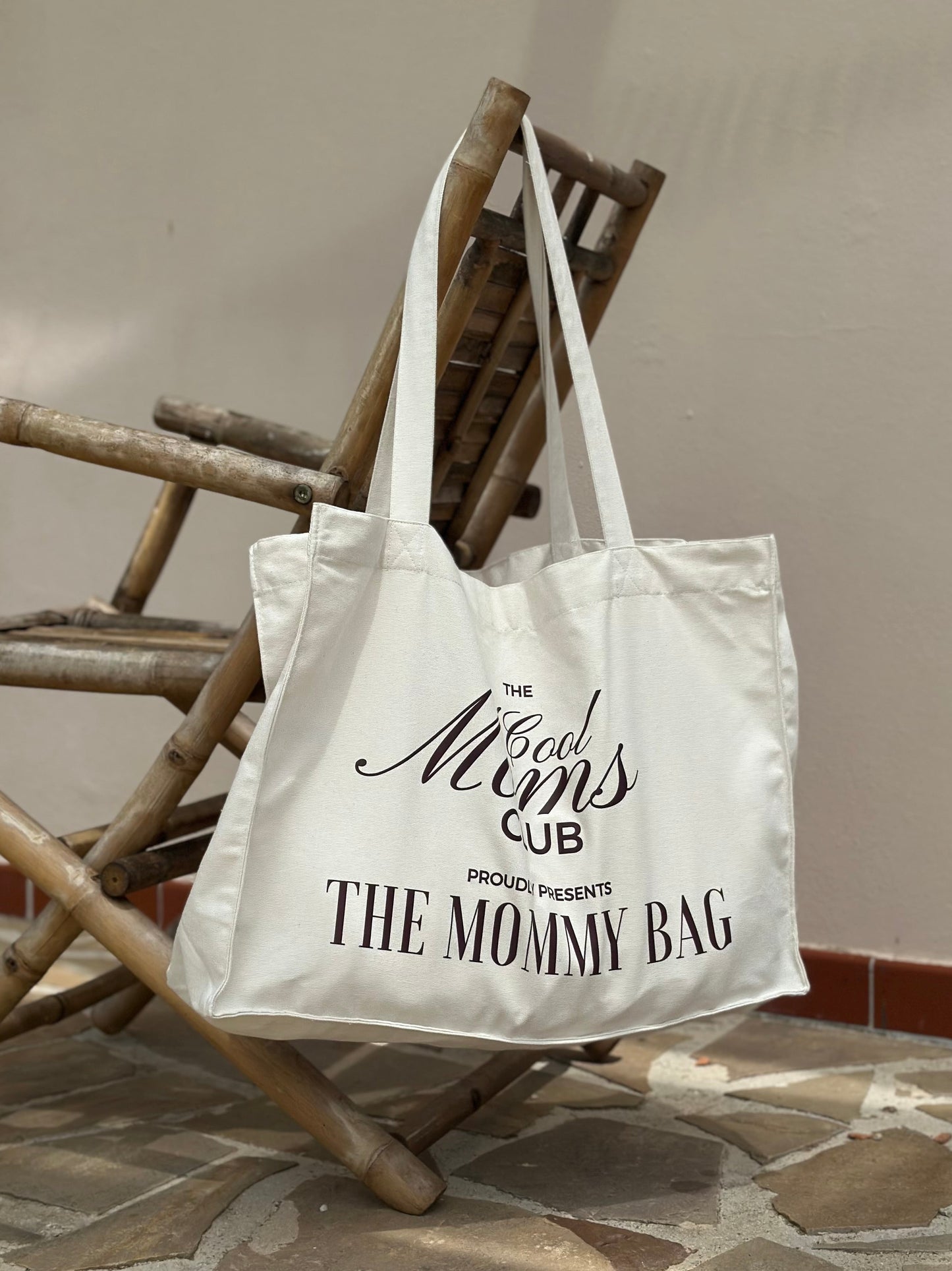 Tote bag “Cool Moms Club” – 100% cotone biologico naturale | PERSONALIZZABILE