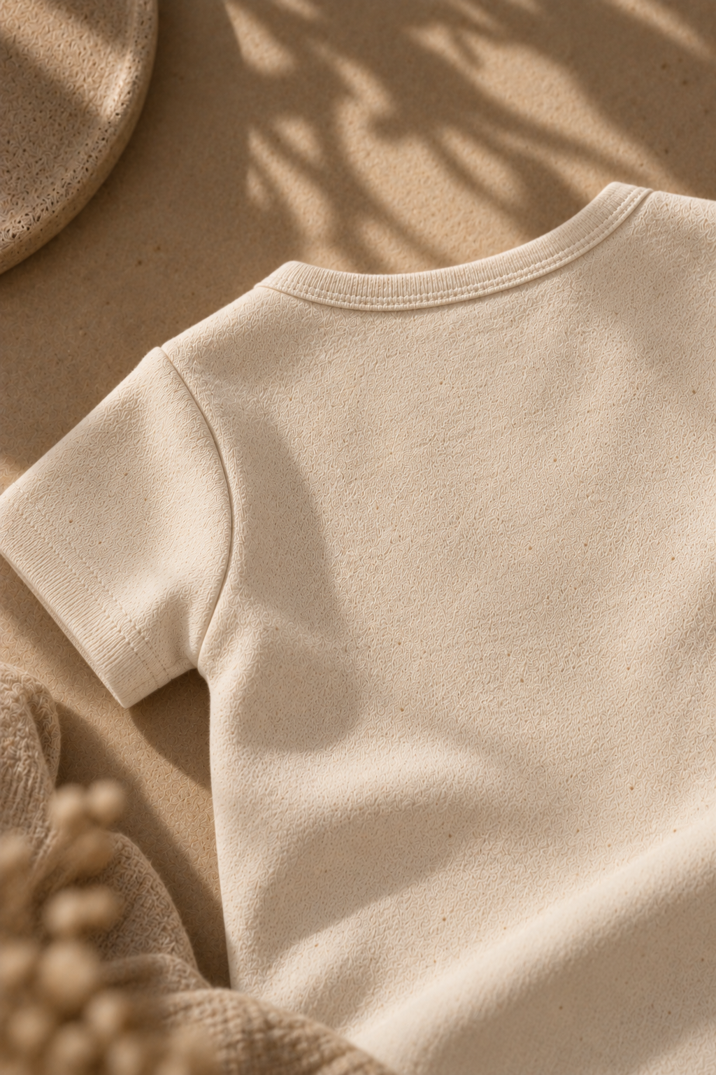 Body in cotone naturale personalizzabile con nome