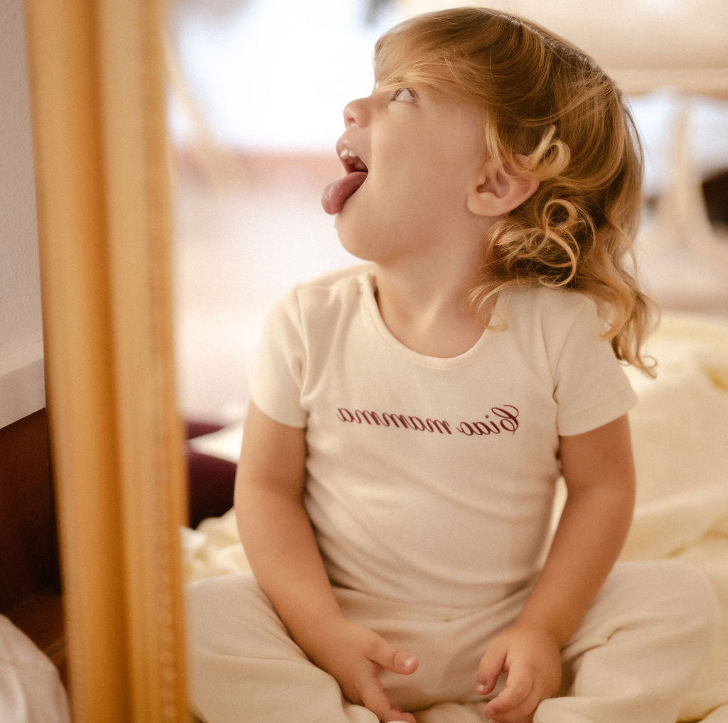 Body "Ciao Mamma" | 100% Cotone biologico non trattato e non tinto