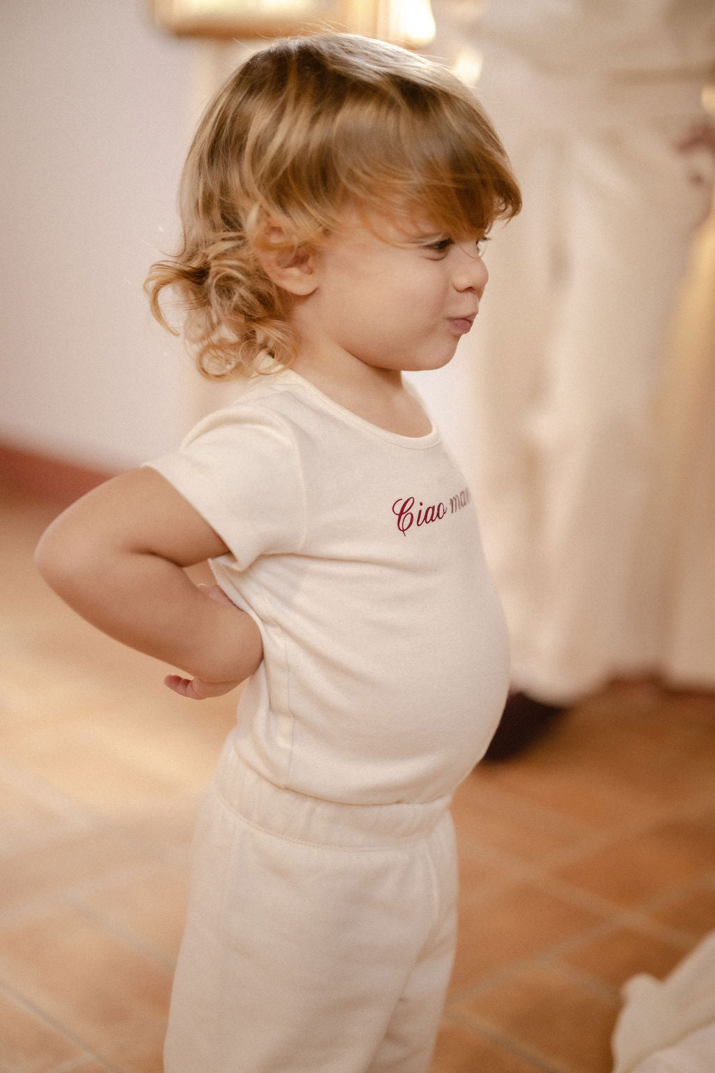 Body "Ciao Mamma" | 100% Cotone biologico non trattato e non tinto